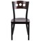 Emma and Oliver Decorative 3 Circle Back Metal Restaurant Dining Chair
